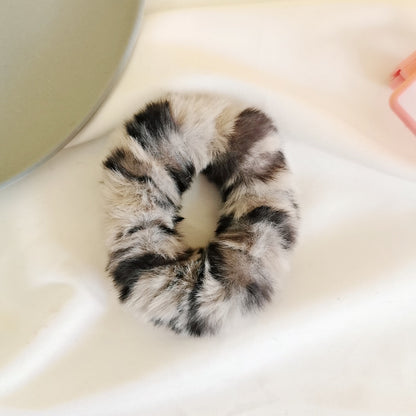 Mink Hair Tie Leopard